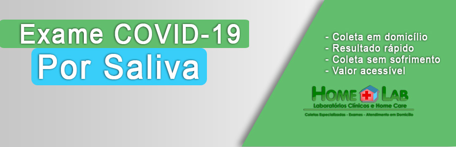 Exame Covid-19 por Saliva